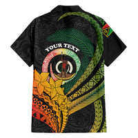 Personalised Vanuatu Independence Day Family Matching Tank Maxi Dress and Hawaiian Shirt July 30 Pig Tusk Long God Yumi Stanap LT14 - Polynesian Pride