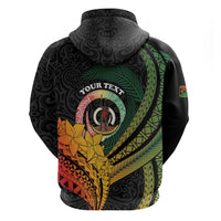 Personalised Vanuatu Independence Day Hoodie July 30 Pig Tusk Long God Yumi Stanap LT14 - Polynesian Pride