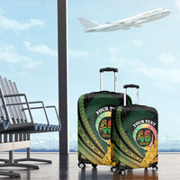 Personalised Vanuatu Independence Day Luggage Cover July 30 Pig Tusk Long God Yumi Stanap LT14 - Polynesian Pride