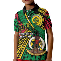 Halo Vanuatu Kid Polo Shirt Happy 45th Independence Anniversary