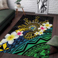 Lalawigan ng Palawan Area Rug Philippines Province Land of Promise LT14 Black - Polynesian Pride