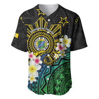 Lalawigan ng Palawan Baseball Jersey Philippines Province Land of Promise LT14 Black - Polynesian Pride