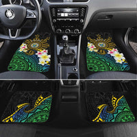 Lalawigan ng Palawan Car Mats Philippines Province Land of Promise LT14 Set 4pcs Black - Polynesian Pride