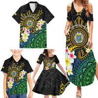 Lalawigan ng Palawan Family Matching Summer Maxi Dress and Hawaiian Shirt Philippines Province Land of Promise LT14 - Polynesian Pride