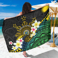 Lalawigan ng Palawan Sarong Philippines Province Land of Promise LT14 One Size 44 x 66 inches Black - Polynesian Pride