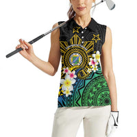 Lalawigan ng Palawan Women Sleeveless Polo Shirt Philippines Province Land of Promise LT14 - Polynesian Pride