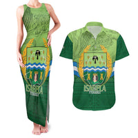 Isabela Philippines Couples Matching Tank Maxi Dress and Hawaiian Shirt Queen Province Of The North LT14 Green - Polynesian Pride