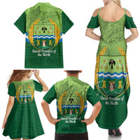 Isabela Philippines Family Matching Summer Maxi Dress and Hawaiian Shirt Queen Province Of The North LT14 - Polynesian Pride