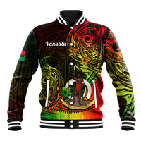 Personalised Vanuatu Baseball Jacket Reggae Polynesia Long God Yumi Stanap LT14 Unisex Reggae - Polynesian Pride