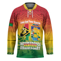 Vanuatu Indipendens Dei Hockey Jersey Yumi 46th Independence Anniversary