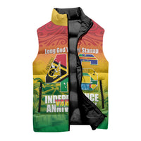 Vanuatu Indipendens Dei Sleeveless Puffer Jacket Yumi 46th Independence Anniversary