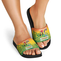 Vanuatu Indipendens Dei Slide Sandals Yumi 46th Independence Anniversary