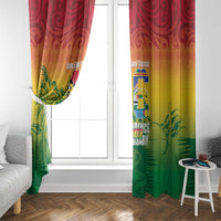 Vanuatu Indipendens Dei Window Curtain Yumi 46th Independence Anniversary