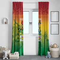 Vanuatu Indipendens Dei Window Curtain Yumi 46th Independence Anniversary