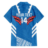 Custom Toa Samoa Rugby Family Matching Tank Maxi Dress and Hawaiian Shirt Samoan Siva Tau Uso Aso Uma LT14 - Polynesian Pride