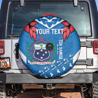 Custom Toa Samoa Rugby Spare Tire Cover Samoan Siva Tau Uso Aso Uma
