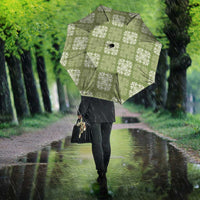 Vesuvian Green Palaka Quilt Hawaii Umbrella Traditional Hawaii-plaid Pattern - Polynesian Pride