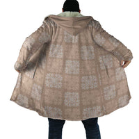 Beige Palaka Quilt Hawaii Cloak Traditional Hawaii-plaid Pattern - Polynesian Pride