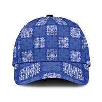Royal Blue Palaka Quilt Hawaii Classic Cap Traditional Hawaii-plaid Pattern - Polynesian Pride
