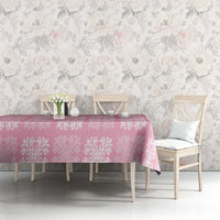Pink Palaka Quilt Hawaii Tablecloth Traditional Hawaii-plaid Pattern - Polynesian Pride