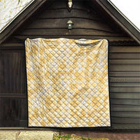 Melemele Aloha Hawaii Quilt Plumeria Lei With Palaka Motif - Polynesian Pride