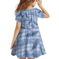 Blue Palaka Hawaii Palapalai Family Matching Tank Maxi Dress and Hawaiian Shirt Hawaiian Fern LT14 - Polynesian Pride