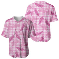 Purple Palaka Hawaii Palapalai Baseball Jersey Hawaiian Fern - Polynesian Pride