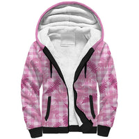 Purple Palaka Hawaii Palapalai Sherpa Hoodie Hawaiian Fern LT14 Unisex Purple - Polynesian Pride