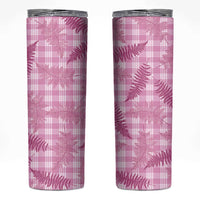Purple Palaka Hawaii Palapalai Skinny Tumbler Hawaiian Fern LT14 Purple - Polynesian Pride