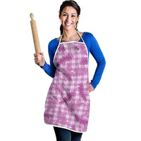 Pink Palaka Hawaii Palapalai Apron Hawaiian Fern - Polynesian Pride