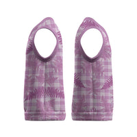 Pink Palaka Hawaii Palapalai Christmas Knitted V-Neck Vest Hawaiian Fern LT14 - Polynesian Pride