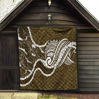Aloha Hawaii Kalo Pikake Lei Quilt Chest Tattoo Gold Hawaiian Pattern