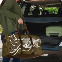 Aloha Hawaii Kalo Pikake Lei Travel Bag Chest Tattoo Gold Hawaiian Pattern