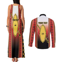 Personalised Bukidnon Philippines Couples Matching Tank Maxi Dress and Long Sleeve Button Shirt The Food Basket of Region X LT14 - Polynesian Pride