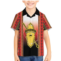 Personalised Bukidnon Philippines Family Matching Mermaid Dress and Hawaiian Shirt The Food Basket of Region X LT14 Son's Shirt Red - Polynesian Pride