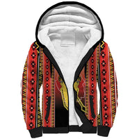 Personalised Bukidnon Philippines Sherpa Hoodie The Food Basket of Region X LT14 Unisex Red - Polynesian Pride