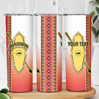 Personalised Bukidnon Philippines Skinny Tumbler The Food Basket of Region X LT14 - Polynesian Pride