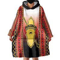 Personalised Bukidnon Philippines Wearable Blanket Hoodie The Food Basket of Region X LT14 - Polynesian Pride