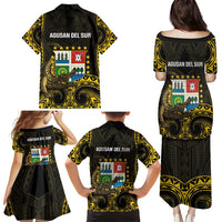 Agusan del Sur Philippines Family Matching Puletasi and Hawaiian Shirt Habagatang Agusan Lolong LT14 - Polynesian Pride
