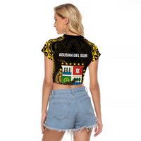 Agusan del Sur Philippines Raglan Cropped T Shirt Habagatang Agusan Lolong