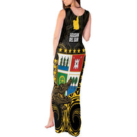 Agusan del Sur Philippines Tank Maxi Dress Habagatang Agusan Lolong LT14 - Polynesian Pride