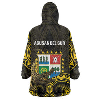 Agusan del Sur Philippines Wearable Blanket Hoodie Habagatang Agusan Lolong LT14 - Polynesian Pride