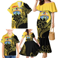 Quezon Province Family Matching Mermaid Dress and Hawaiian Shirt Cocolandia Philippines Turtle LT14 - Polynesian Pride