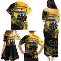 Quezon Province Family Matching Puletasi and Hawaiian Shirt Cocolandia Philippines Turtle LT14 - Polynesian Pride