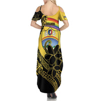 Quezon Province Family Matching Summer Maxi Dress and Hawaiian Shirt Cocolandia Philippines Turtle LT14 - Polynesian Pride