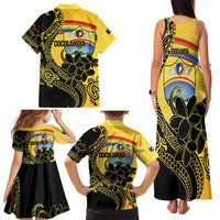 Quezon Province Family Matching Tank Maxi Dress and Hawaiian Shirt Cocolandia Philippines Turtle LT14 - Polynesian Pride