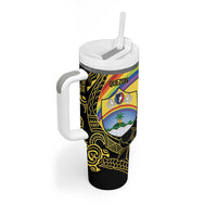 Quezon Province Tumbler With Handle Cocolandia Philippines Turtle