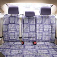 Aloha Hawaii Tiki Palaka Motifs Back Car Seat Cover Honohono Lei Purple Elegant Vibes LT14 - Polynesian Pride