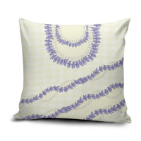 Hawaii Honohono Palaka Motifs Pillow Cover Hawaiian Orchid Lei