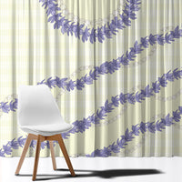 Hawaii Honohono Palaka Motifs Window Curtain Hawaiian Orchid Lei LT14 - Polynesian Pride